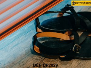 Dép xỏ ngón quai hậu nam da bò DP2029 003