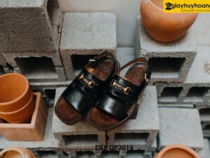 Dép da nam quai hậu thủ công DP2019 001