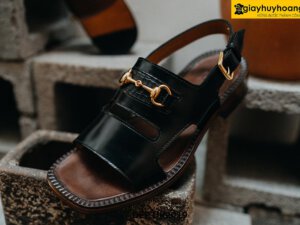 Dép da nam quai hậu thủ công DP2019 004