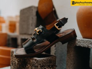Dép da nam quai hậu thủ công DP2019 003