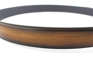 Dây nịt thắt lưng nam nhuộm màu Patina theo yêu cầu 003