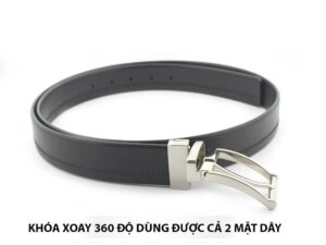 Dây nịt thắt lưng nam khóa xoay 360 độ mẫu 31 004