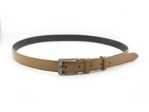 Dây nịt thắt lưng nữ màu bò hạt 2.3cm mẫu 47 001