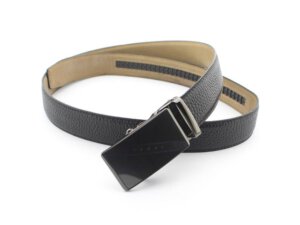 Dây nịt thắt lưng nam vân hạt khóa trượt mẫu 4 001