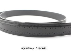 Dây nịt thắt lưng nam đục lỗ hoa văn mẫu 32 002