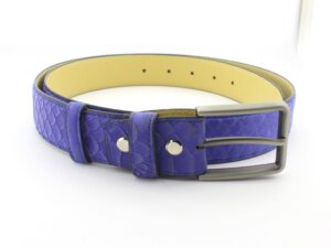 Dây nịt thắt lưng nam dập vân vảy cá giayhuyhoangvn mẫu IDK50 005