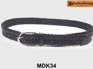 Dây nịt thắt lưng nam 3.0cm da đan xen nhiều mẫu MDK34 005