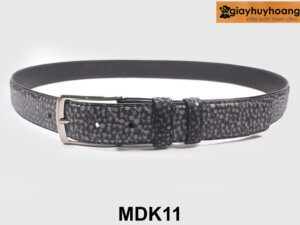 Thắt lưng nam da bò dập vân cá đuối MDK11 005