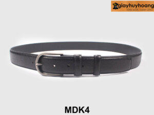 Dây nịt thắt lưng nam da bò vân hạt 3.3cm MDK4 nhiều mẫu 008
