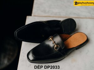 Dép suc da nam thời trang không gót DP2033 002