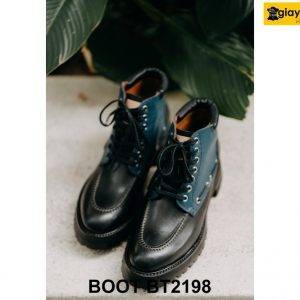 Giày da nam buộc dây phong cách mạnh mẽ Boot BT2198 004