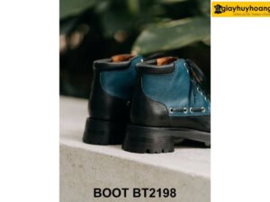Giày da nam buộc dây phong cách mạnh mẽ Boot BT2198 003