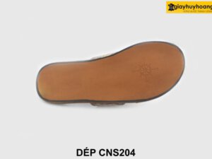 [Outlet size 38.39] Dép da nam phong cách Loafer CNS204 004
