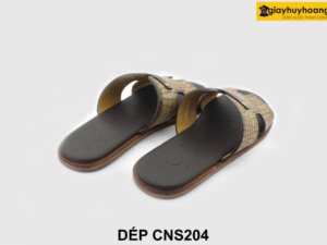 [Outlet size 38.39] Dép da nam phong cách Loafer CNS204 003