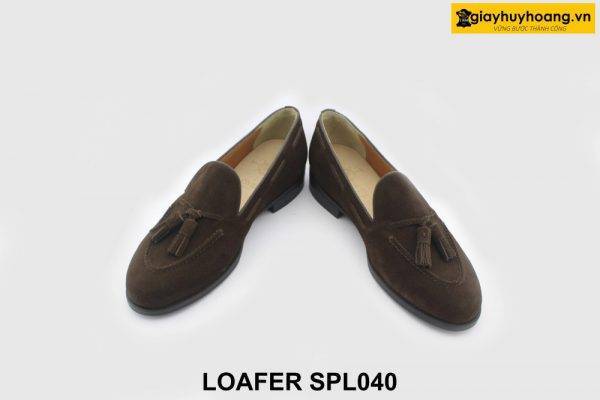 [Outlet size 41] Giày lười da lộn nam chuông Loafer SPL040 004