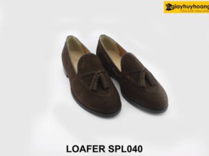 [Outlet size 41] Giày lười da lộn nam chuông Loafer SPL040 003