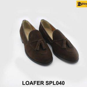 [Outlet size 41] Giày lười da lộn nam chuông Loafer SPL040 003