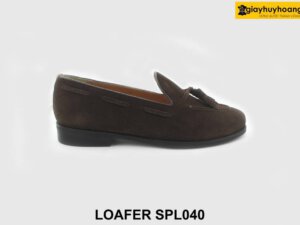 [Outlet size 41] Giày lười da lộn nam chuông Loafer SPL040 001