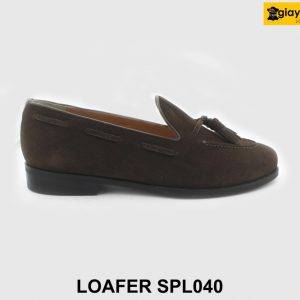 [Outlet size 41] Giày lười da lộn nam chuông Loafer SPL040 001