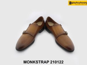 [Outlet size 38.5] Giày da nam hàng hiệu giá tốt Monkstrap 210122 003