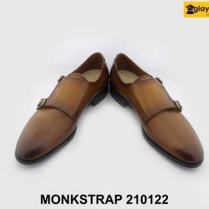 [Outlet size 38.5] Giày da nam hàng hiệu giá tốt Monkstrap 210122 003