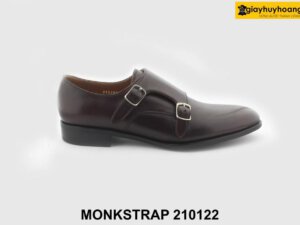 [Outlet size 38.5] Giày da nam cao cấp Monkstrap 210122 001
