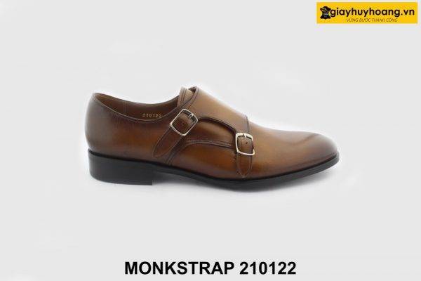 [Outlet size 38.5] Giày da nam hàng hiệu giá tốt Monkstrap 210122 001