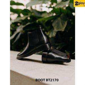Giày da nam cổ cao màu đen ChelseaBoot BT2170 002