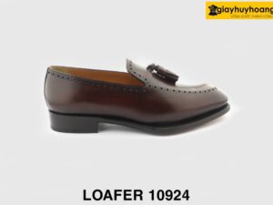 [Outlet size 37] Giày da lười nam đế da bò khâu Goodyear Loafer 10924 001