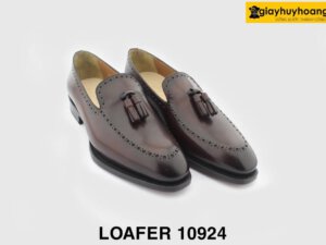[Outlet size 37] Giày da lười nam đế da bò khâu Goodyear Loafer 10924 004