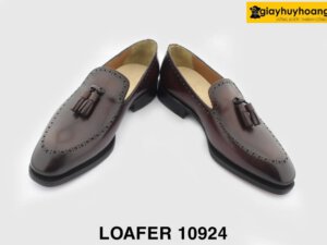 [Outlet size 37] Giày da lười nam đế da bò khâu Goodyear Loafer 10924 003