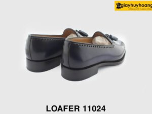 [Outlet size 37] Giày lười nam da màu xanh navy Loafer 11024 003