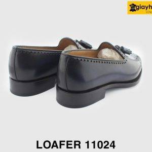 [Outlet size 37] Giày lười nam da màu xanh navy Loafer 11024 003