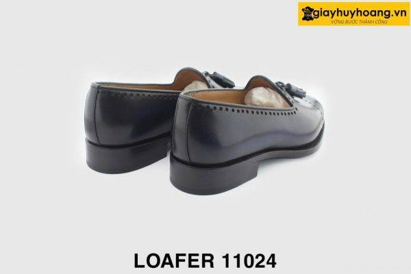[Outlet size 37] Giày lười nam da màu xanh navy Loafer 11024 003