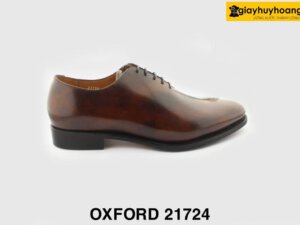 [Outlet size 42] Giày tây nam màu nâu Patina thủ công Oxford 21724 001