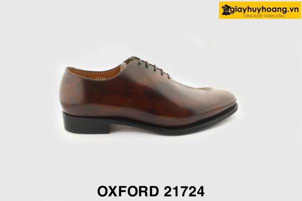 [Outlet size 42] Giày tây nam màu nâu Patina thủ công Oxford 21724 001