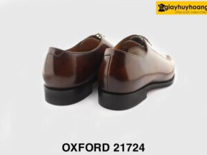 [Outlet size 42] Giày tây nam màu nâu Patina thủ công Oxford 21724 003