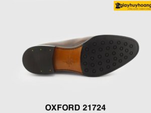 [Outlet size 42] Giày tây nam màu nâu Patina thủ công Oxford 21724 002