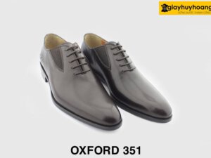 [Outlet size 39] Giày da nam màu nâu chính hãng Oxford 351 005