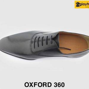 [Outlet size 39] Giày da nam trẻ trung hàng hiệu Oxford 360 đen 005