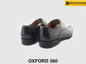 [Outlet size 39] Giày da nam trẻ trung hàng hiệu Oxford 360 đen 002