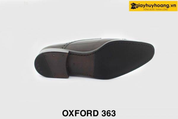 [Outlet size 40] Giày da nam phong cách 2 khóa Monkstrap 363 nâu 008