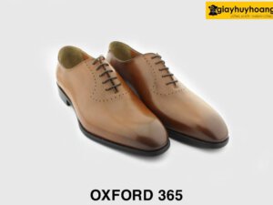 [Outlet size 41] Giày da nam màu bò Oxford Wholecut 365 004