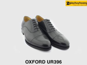 [Outlet] Giày tây nam đế da bò màu đen Oxford UR396 004