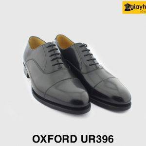 [Outlet] Giày tây nam đế da bò màu đen Oxford UR396 004