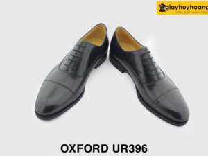 [Outlet] Giày tây nam đế da bò màu đen Oxford UR396 003