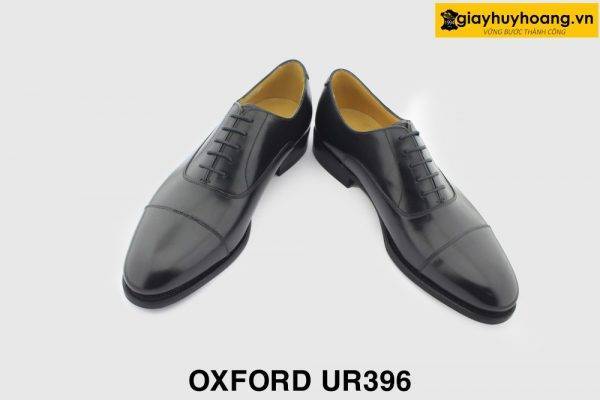 [Outlet] Giày tây nam đế da bò màu đen Oxford UR396 003