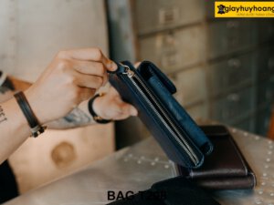 Ví đựng điên thoại nam da bò T208 006