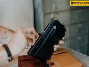 Ví đựng điên thoại nam da bò T208 003