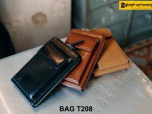 Ví đựng điên thoại nam da bò T208 001